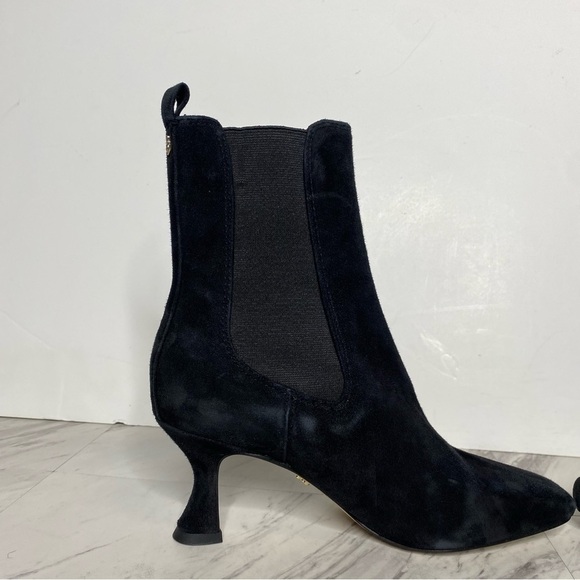 Sam Edelman Lani Black Suede Chelsea Bootie 5 1/2 - Picture 9 of 15